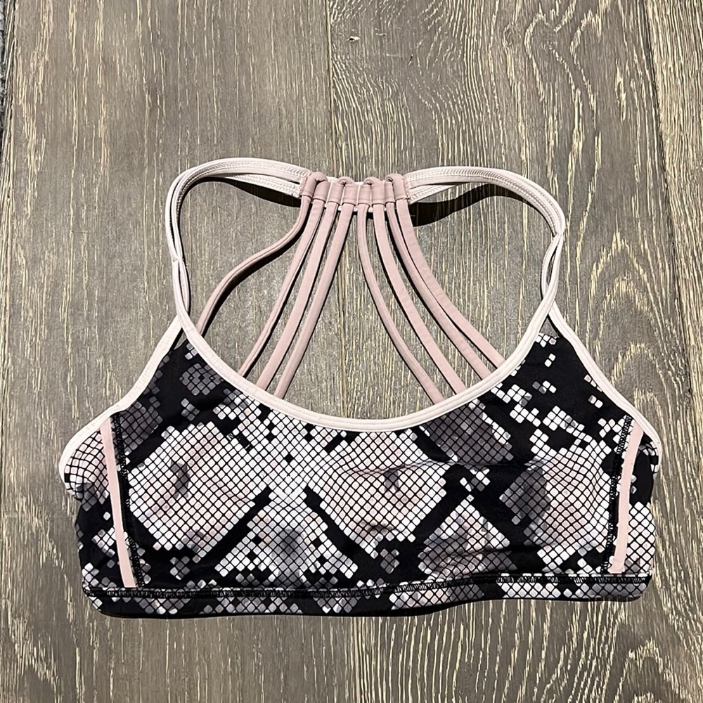 LuluLemon Snakeskin Printed Bra